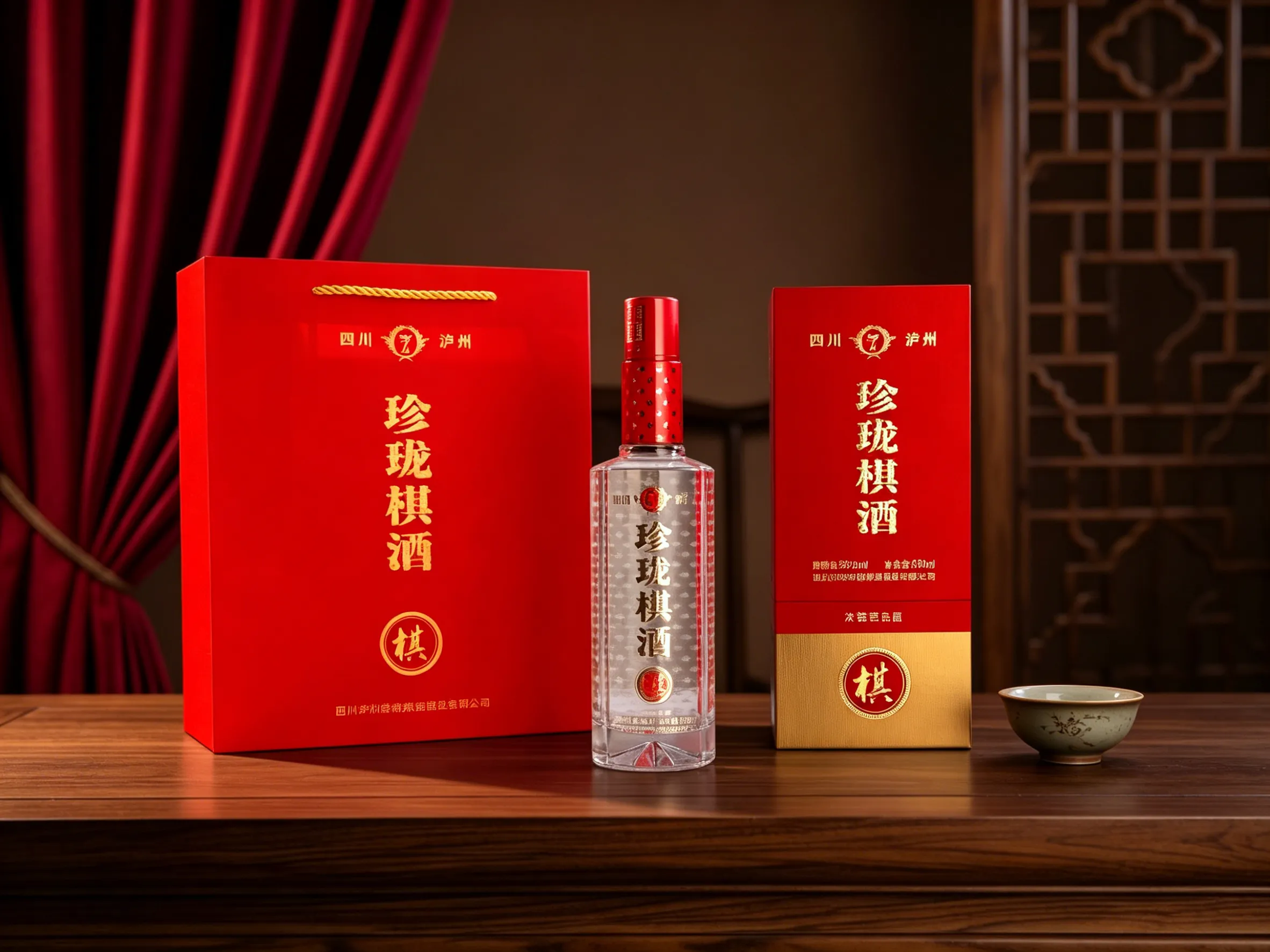 珍珑棋酒·赤焰|中高端商务礼品酒|52度